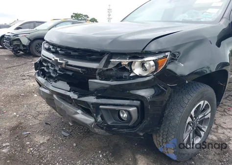 2021 Chevrolet Colorado 2Wd Short Box Z71 из США, поврежденный, VIN 1GCGSDEN3M1195595